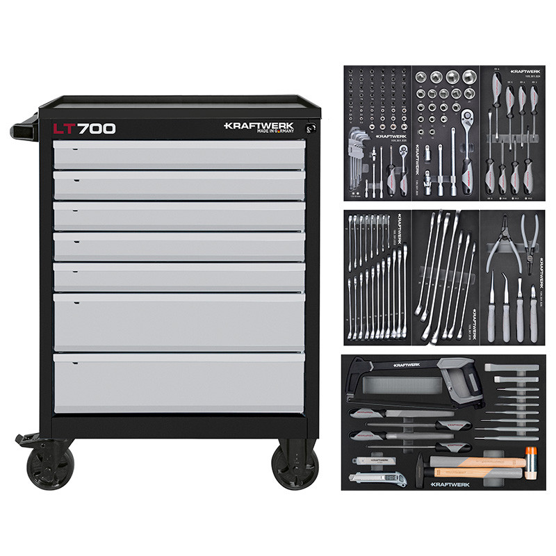 Servante d'atelier LT LINE LT700, 7 tiroirs, 153 pcs. Kraftwerk