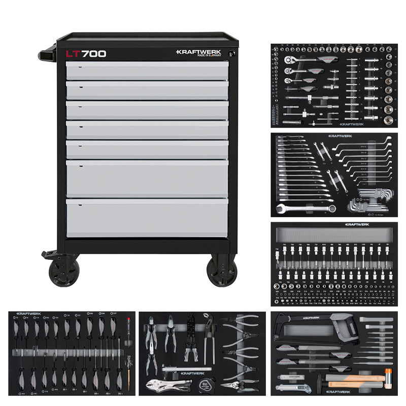 Servante d'atelier LT LINE LT700, 7 tiroirs, 301 pcs. Kraftwerk