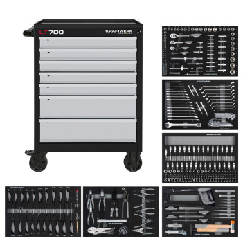 Servante d'atelier LT LINE LT700, 7 tiroirs, 301 pcs. Kraftwerk