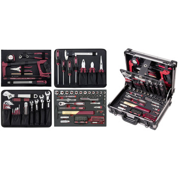 Coffret d’outils PRO LINE, 1/4" + 3/8", 151 pcs. ALUPRO 3946 Kraftwerk