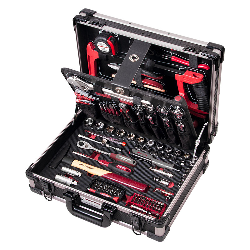 Coffret d’outils PRO LINE, 1/4" + 3/8", 151 pcs. ALUPRO 3946 Kraftwerk