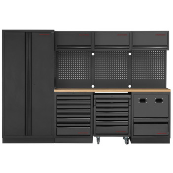 Mobilier d'atelier 4 éléments Mobilio 3964K-BLK Kraftwerk