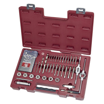 Coffret tarauds, filières et forets HSS M3-M12, 56 pcs. 3245MOD Kraftwerk