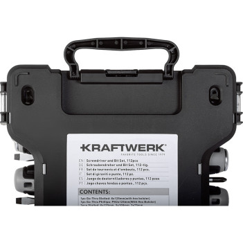 Set de tournevis et d'embouts, 112 pcs. Kraftwerk