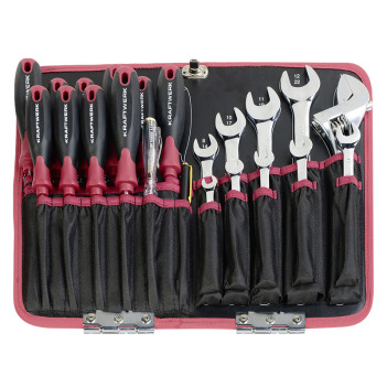 Coffret à outils ABS 1/4" + 1/2", 176 pcs. Kraftwerk