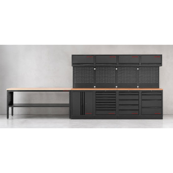 Établi Mobilio Modular avec étagère, 1829 x 610 mm Kraftwerk