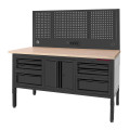 Établi complet Mobilio Modular avec tiroirs et armoire, 1829 x 640 mm Kraftwerk