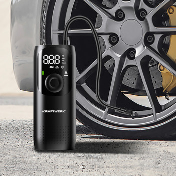 Gonfleur de pneus sans fil avec fonction powerbank Kraftwerk