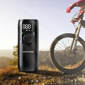 Gonfleur de pneus sans fil avec fonction powerbank Kraftwerk