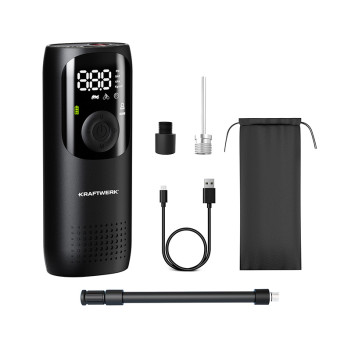 Gonfleur de pneus sans fil avec fonction powerbank Kraftwerk