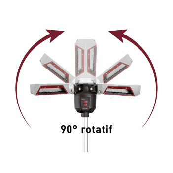 Projecteur LED 6000 lm avec trépied et 5 températures de couleur Kraftwerk