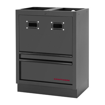 Mobilier d'atelier d'angle 7 éléments, Mobilio 3964P-BLK Kraftwerk