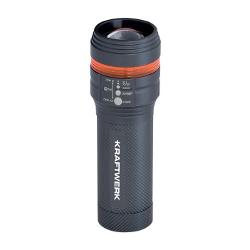 Lampe de poche LED alu avec zoom 110 lm, 32050 Kraftwerk