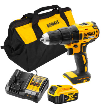 Perceuse visseuse XR 18V + 1 Accu 5Ah + Sac de transport DCD777P1 DeWalt