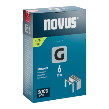 Agrafes en fil plat G 11/(6-14) mm 5000 pcs Novus