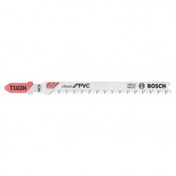 Lames de scie sauteuse T 102 H Clean for PVC Bosch