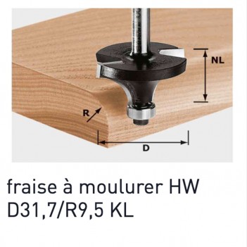 Boîte de fraises Box-OF HW S8 Mix Festool