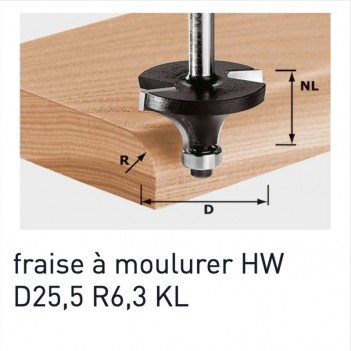 Boîte de fraises Box-OF HW S8 Mix Festool