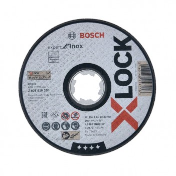 Disque à tronçonner X-LOCK Expert for Inox 125x1,6x22,23 mm Bosch