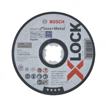 X-LOCK Trennscheiben Expert for Inox and Metal 125x1,0x22,23 mm Bosch