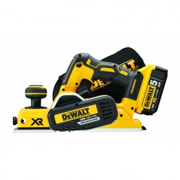 Akku-hobel 18V XR + 2 Akkus 5,0Ah Li-ion DeWalt DCP580P2-QW