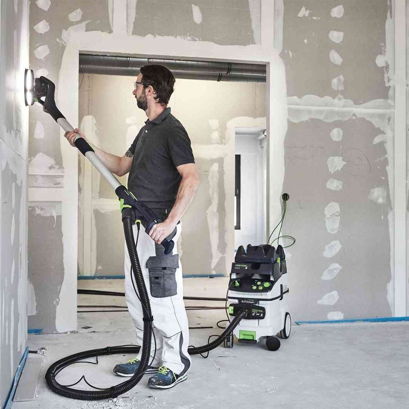 Ponceuse à bras PLANEX + Aspirateur LHS 2 225 CTL 36Set Festool