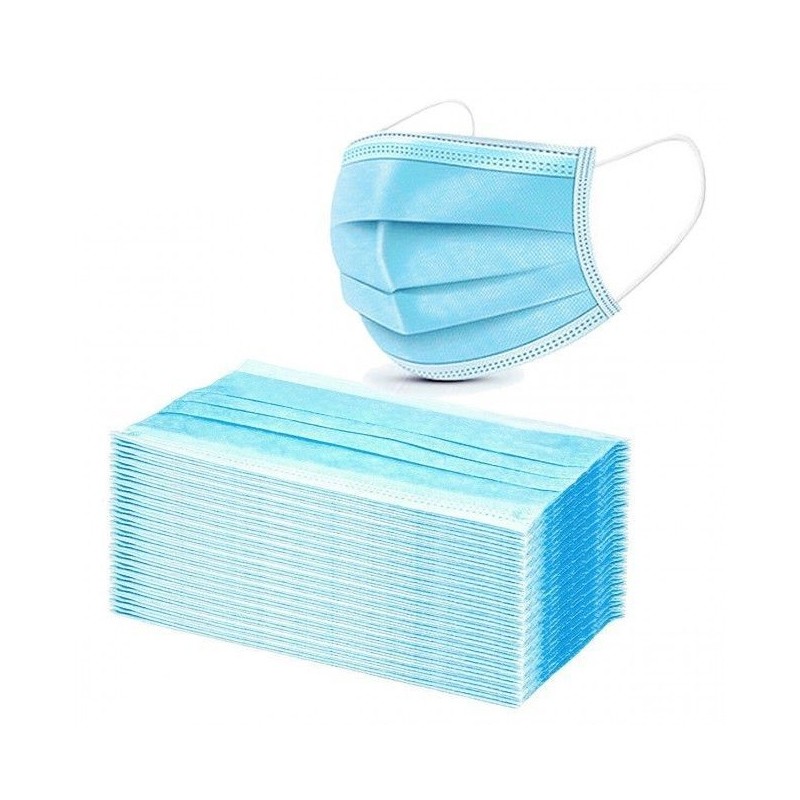 Masques à usage unique (non médical) EN14683 Boîte de 50 Masques à usage unique (non médical) EN14683 Boîte de 50