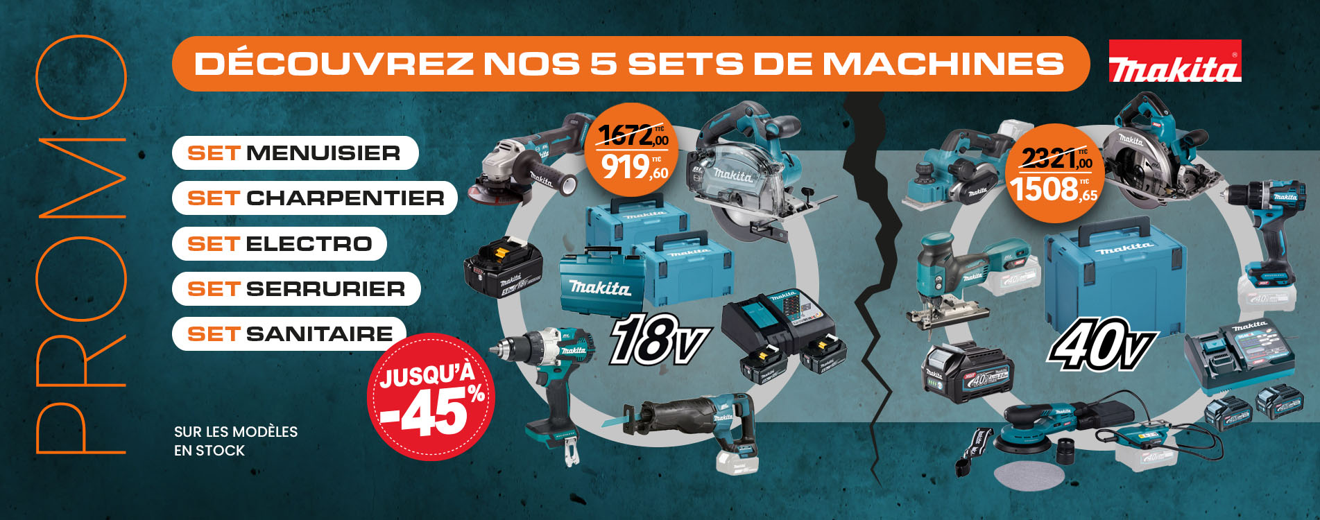 Set métiers Makita