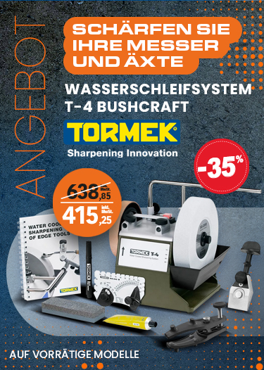Wasser-Schleifsystem T-4 Bushcraft Tormek