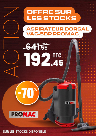 Aspirateur dorsal VAC-5BP Promac Aspirateur dorsal VAC-5BP Promac