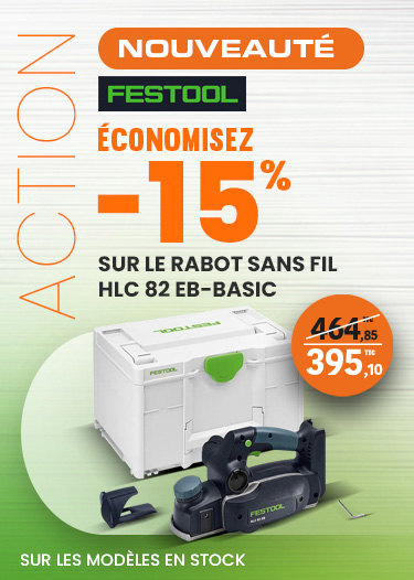 Rabot sans fil HLC 82 EB-Basic Festool Rabot sans fil HLC 82 EB-Basic Festool
