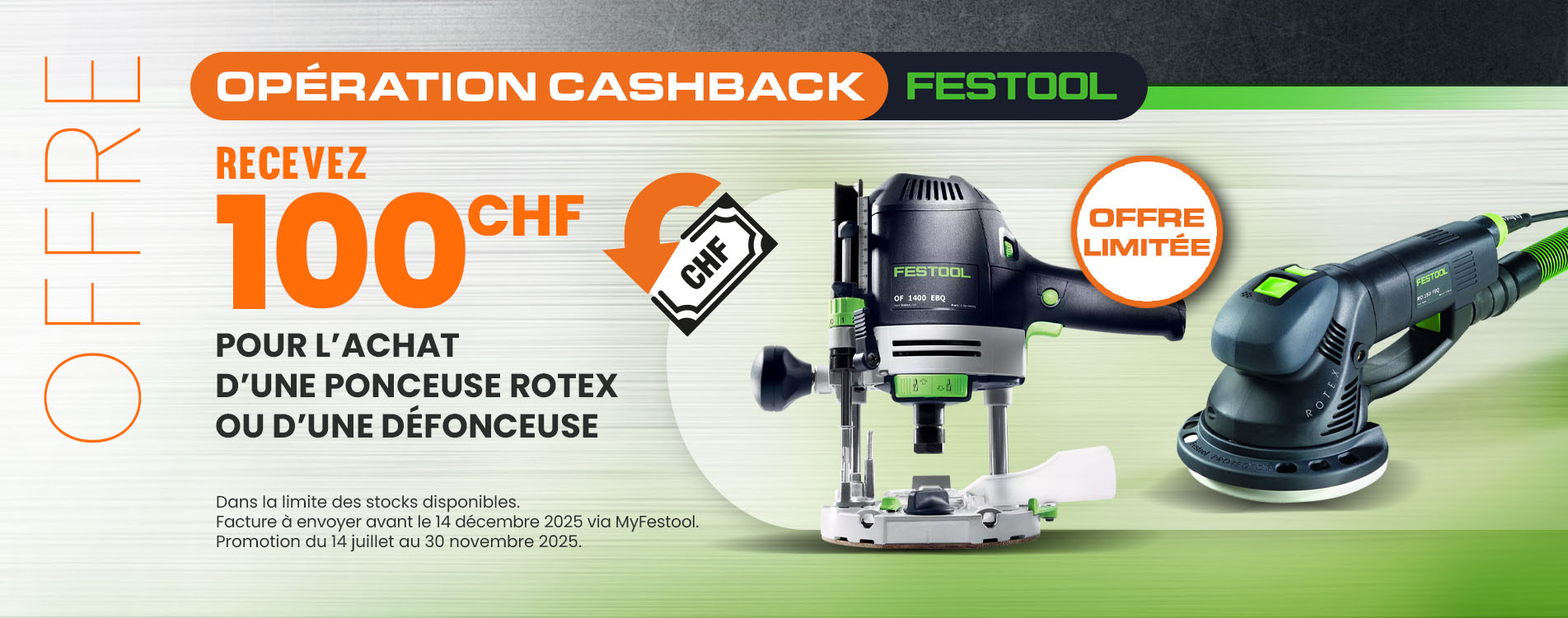 Cashback Festool 2025