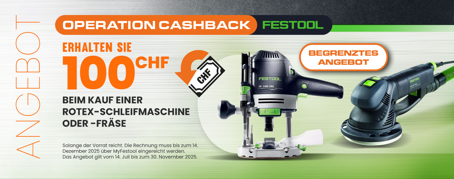 Cashback Festool 2025 DE