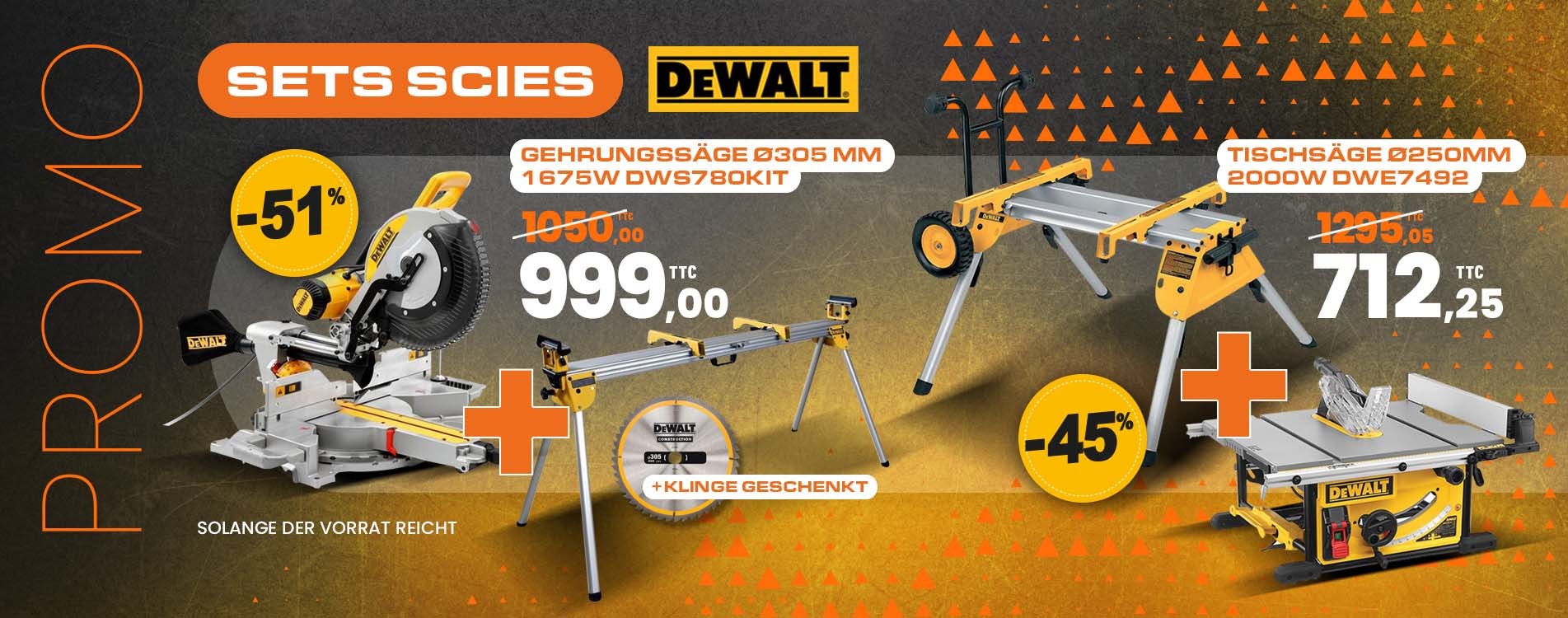 Aktion DeWalt-Sägen
